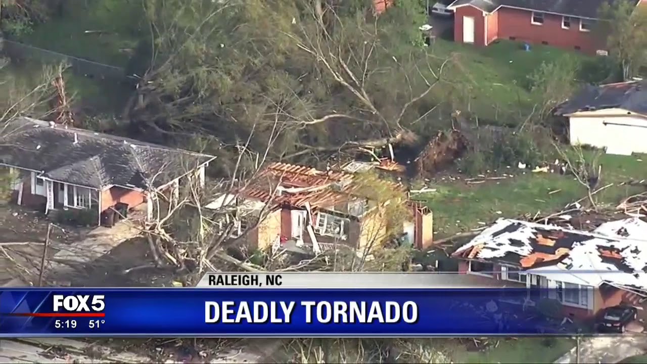 Deadly tornado in North Carolina  YouTube