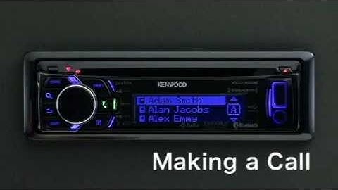 2012 Making A Call Using Bluetooth - Kenwood Step-Up USB/CD Receiver.wmv