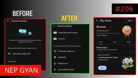 Payment Methods | Google Play Point | Google Play Store | Nep Gyan | 2025 - 2030 | #video #nepgyan