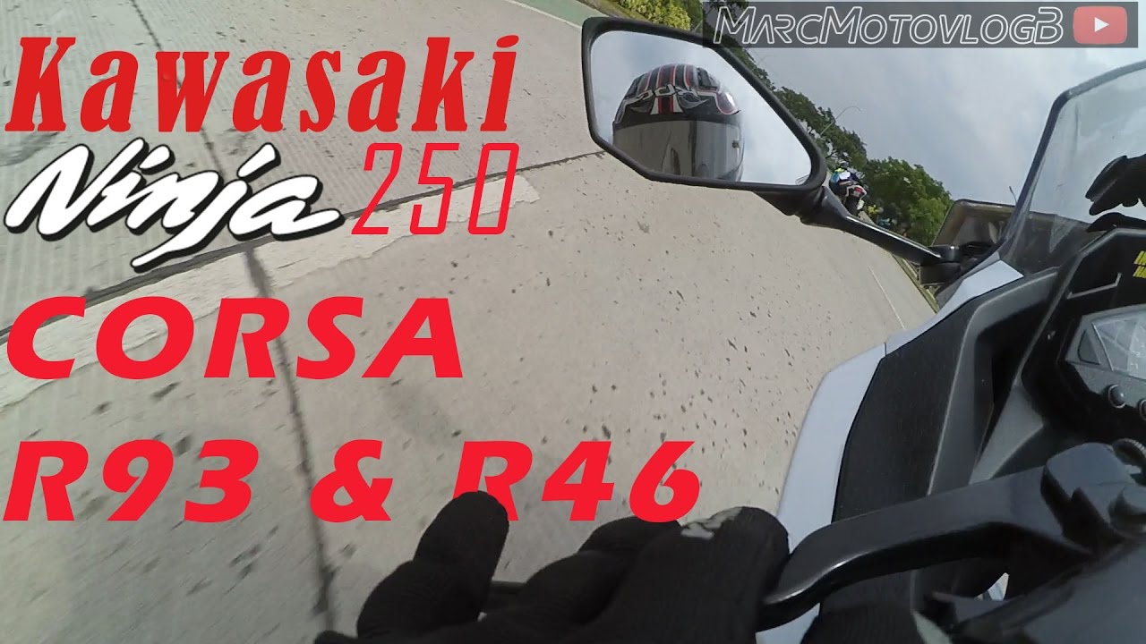 #058 Test Cornering Corsa R93 & R46 Kawasaki Ninja 250FI ft. CBR150R ! | VLOG Arogan!