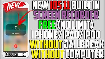 NEW Hidden iOS 11 Built In Screen Recorder With Audio FREE (No Computer) iPhone, iPad & iPod Touch