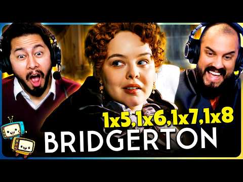Thumbnail for BRIDGERTON 1x5, 1x6, 1x7 & 1x8 SEASON FINALE Reaction & Discussion! | First Time Watch!