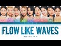 TWICE (トゥワイス) - Flow like Waves - Color Coded Lyrics (Kan/Rom/Eng)