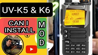 uv-k6 or k5 - can you load firmware mods ??