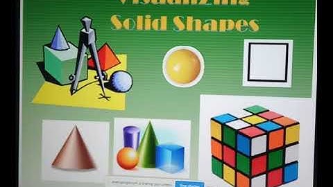 Visualizing solid shapes part 1