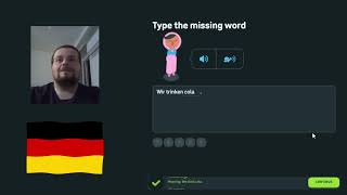 Duolingo German CHALLENGE - 5 #german #learning #language #shorts