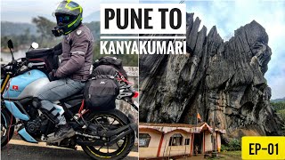Pune To kanyakumari  | Solo bike Ride ,Yana caves Episode 1 Rider factory