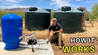 Pump House Tour of My Rainwater Harvesting System  How It Works