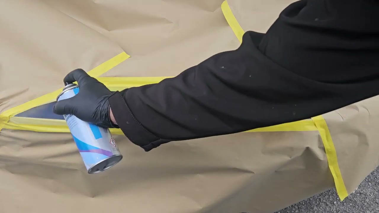 Bumper repair using UV cured products