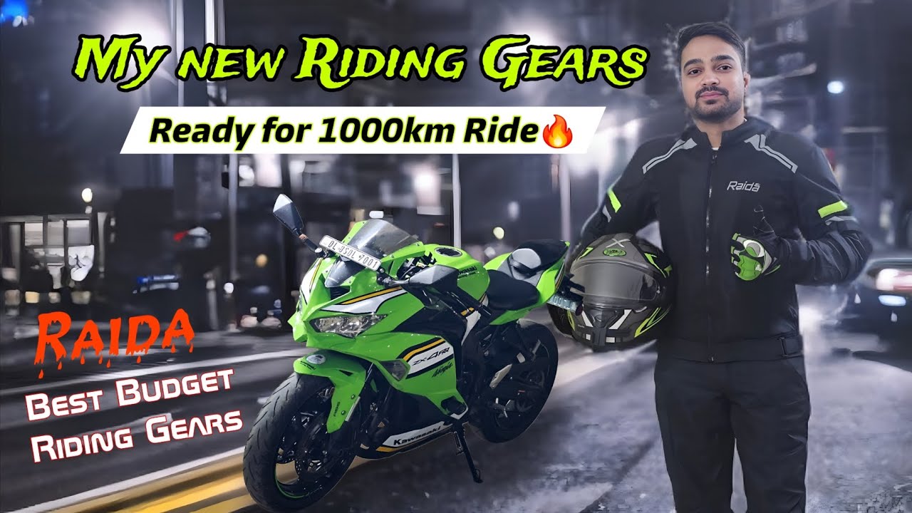 My new Raida Riding Gears | Best for Safety & Budget- Get Ready for 1000km Ride on a Superbike