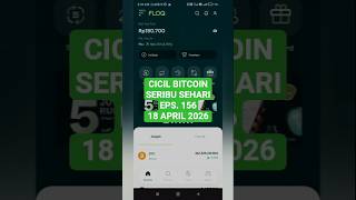 CICIL BITCOIN SERIBU SEHARI EPS.156 #floq #cicilbitcoin #btc #bitcoin #belajarcrypto #cryptocurrency