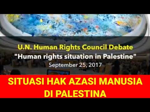 SITUASI HAK AZASI MANUSIA DI PALESTINA UNHCR