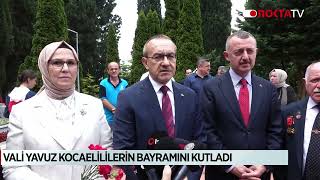 Kocaeli Valisi Seddar Yavuzdan Bayram Namazı Sonrası Bayram Mesajı