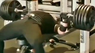 Bench Press Raw 180Kg 10 Reps 200Kg 6 Reps 210Kg 4 Reps 220Kg 1 Rep 225Kg 1 Rep