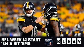 Week 14 Start Em Sit Em DFS Plays Props