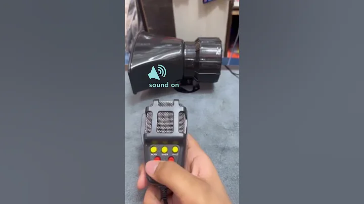 100W 7 TONE CAR SIREN | EMERGENCY SOUNDS