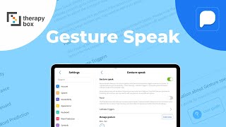 How to use Gesture Speak/ Face Gestures in Predictable | Therapy Box screenshot 3