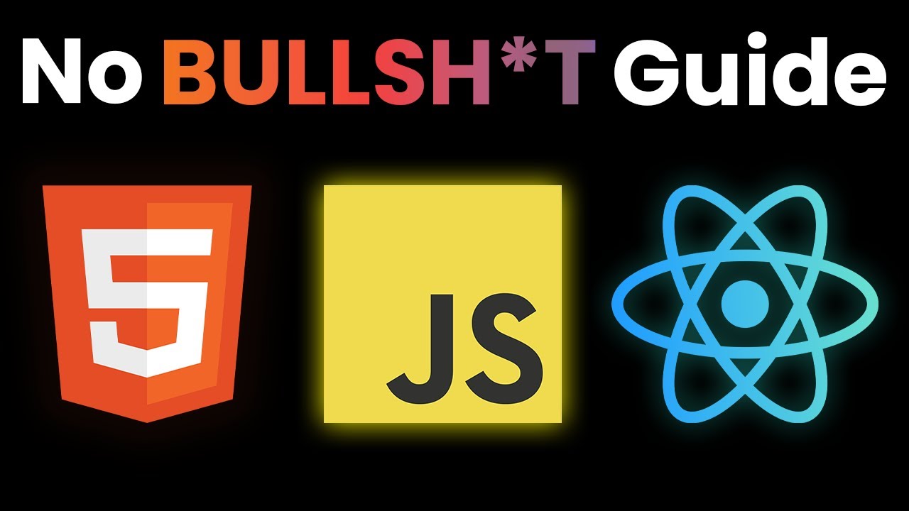 No Bullsh*t Guide to Learning Web Dev - YouTube