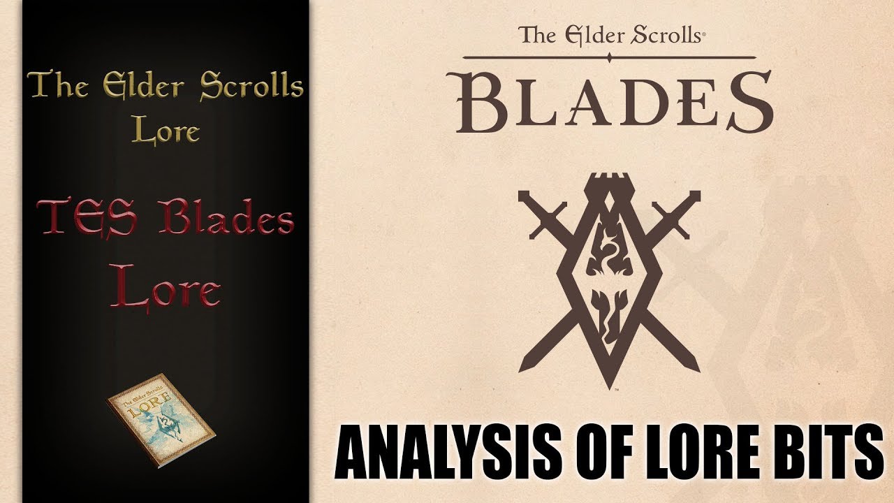 Lore in Elder Scrolls Blades Analysis The Elder Scrolls Lore YouTube