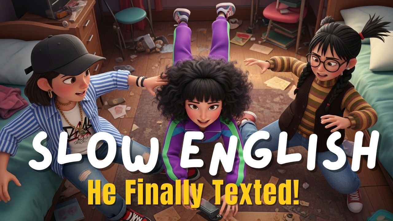 He Said He'd Text... But It's Been 3 HOURS! I Easy English Learning Practice A2-B1