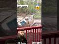 Flood Destroys House in Minutes || Unbelievable Flood Sweeps Entire House Away! #flooding #shorts