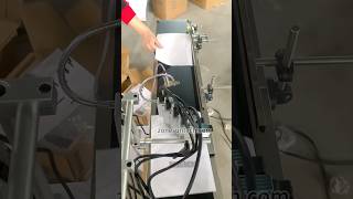 ZONESUN 4 Heads QR Code Inkjet Coding Machine #codingmachine #printingmachine #packagingmachine