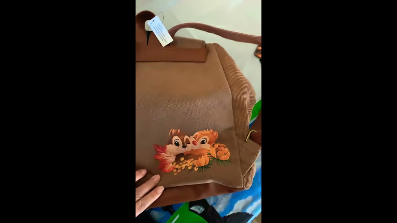 Nutty’s Loungefly Chip N Dale Fall Backpack and Wallet set