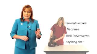 Greeting pet owners in exam rooms