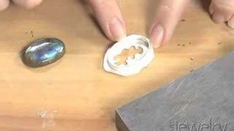 Art Jewelry - Setting a cabochon in a bezel part 1