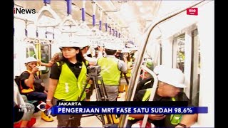Pengerjaan Sudah 98,6 Persen, MRT Bundaran HI-Lebak Bulus Diuji Coba - iNews Malam 30/01