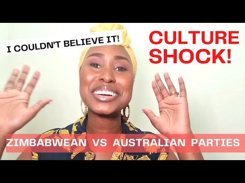 CULTURE SHOCK |Australian vs Zimbabwean parties - YouTube
