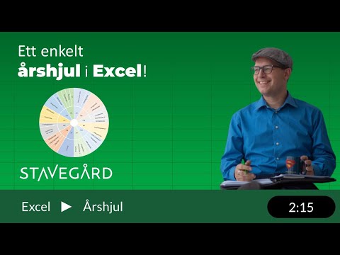 Årshjul i Excel