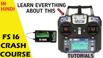 How to use fs i6 transmitter in hindi | Full crash course |  Functions and features of fs i6