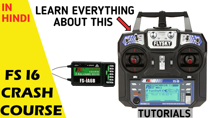 How to use fs i6 transmitter in hindi | Full crash course |  Functions and features of fs i6
