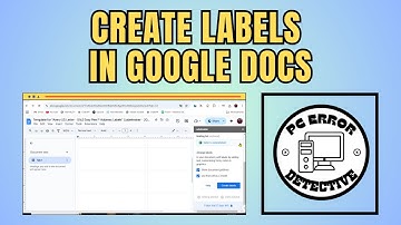How to Create Labels in Google Docs