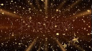 Gold Stars Background Loop 01 Stock Motion Graphics