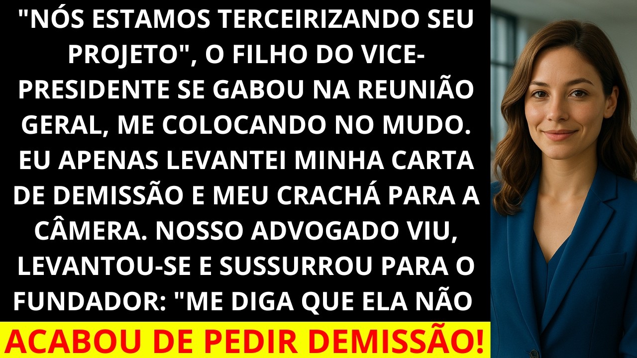 Fui Silenciada, Atrasei Minha Demissão e Perdi 14 milhões para um cliente mas o meu contrato...