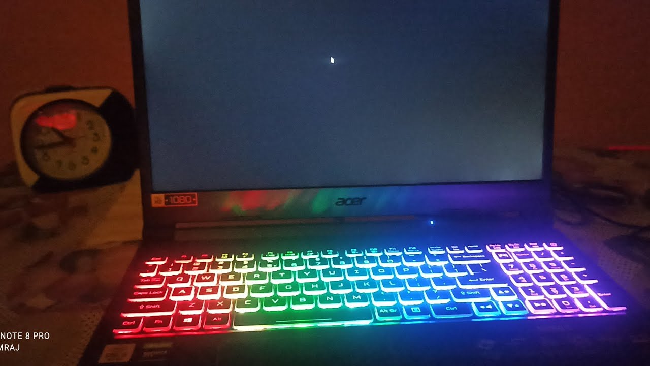 Acer nitro 5 screen bleeding test 2020  i5 10th gen GTX 1650 TI