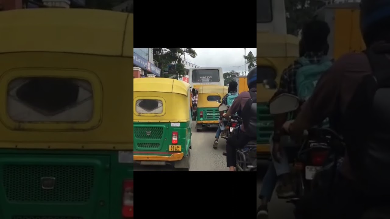 Defective Number plate driving in Bangalore gets 1000 Rupees Fine from BTP  