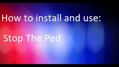 How to install Stop The Ped for LSPDFR 0.4.6