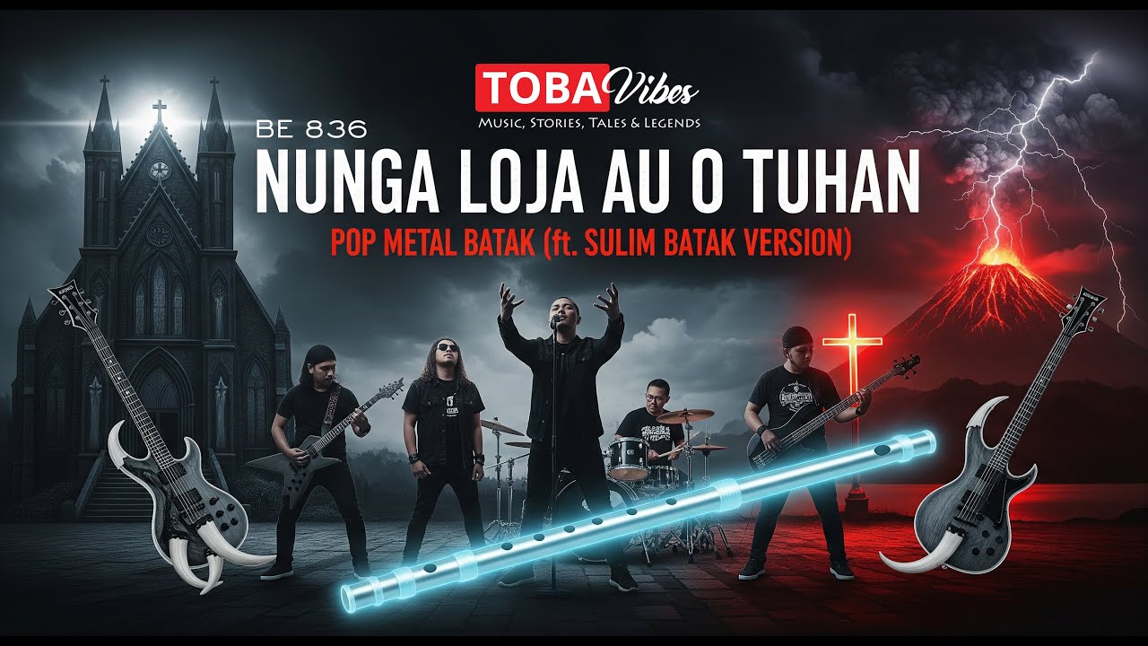 🤘 Nunga Loja Au O Tuhan | Pop Metal Batak | Buku Ende 836 (ft. Sulim Batak)