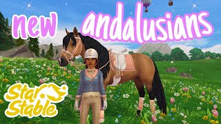 buying a new andalusian + sso website update! 🐴 | star stable online