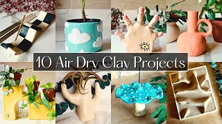 *NEW* 10 Air Dry Clay Tutorials to Try Out | home decor