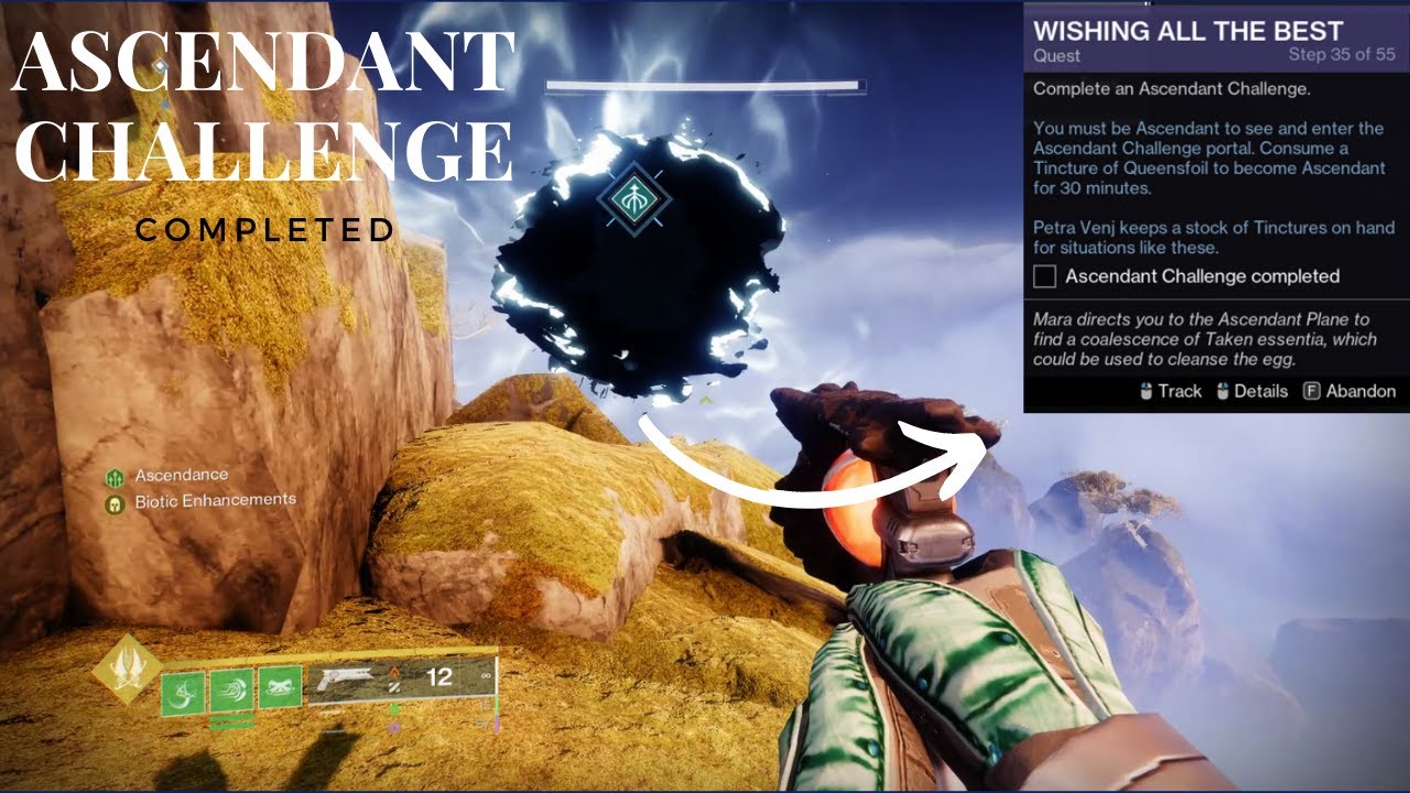 Destiny 2 - Complete an Ascendant Challenge - Wishing All the Best