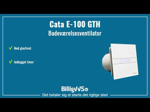 Cata E-100 GTH Ventilator med hygrostat &amp; timer | EAN: 8422248049634