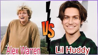 Alex Warren vs lil huddy Lifestyle Height Age Weight