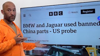 BANNED CHINA PARTS in BMW and JAGUAR  usa blocks parts from areas of china...
