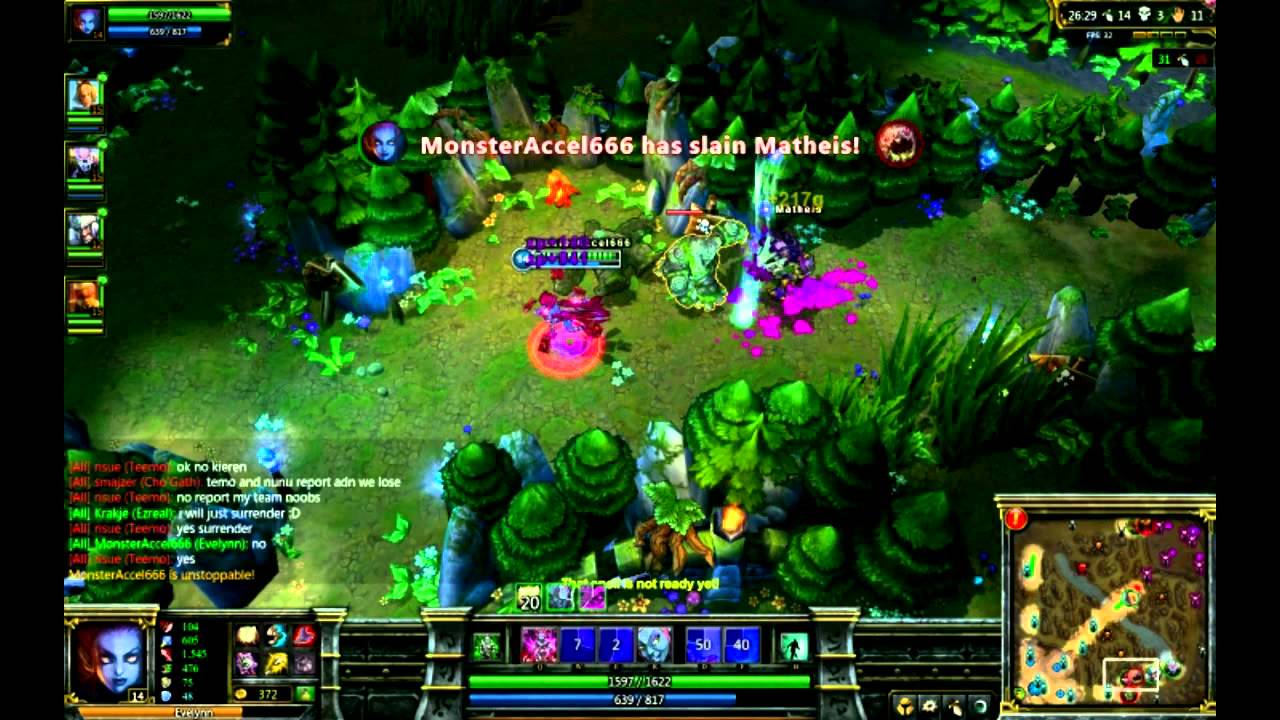 Old Evelynn style kill by MonsterAccel666