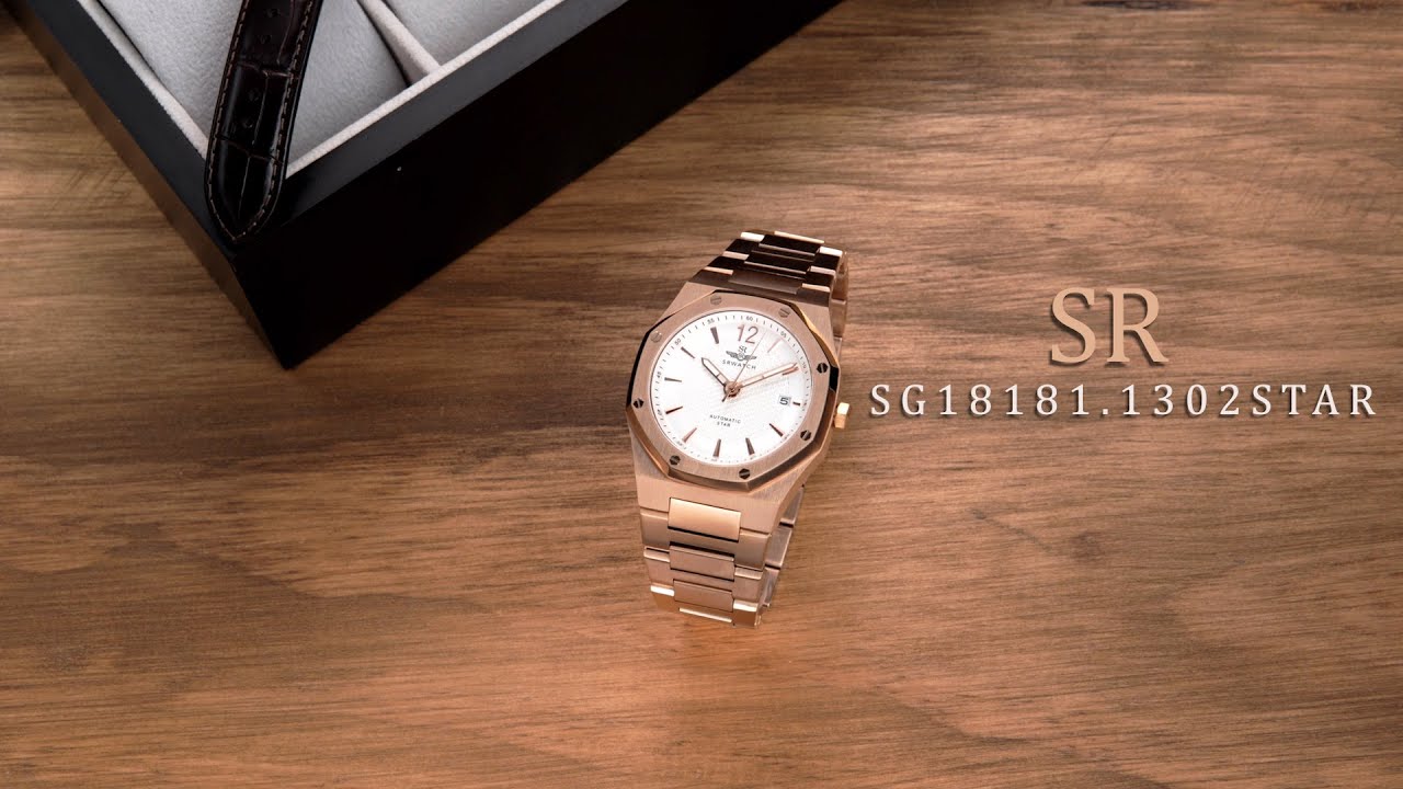 Review đồng hồ SR SG18181.1302STAR mặt kính chất liệu Sapphire với kích thước 40mm.