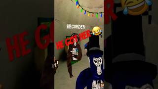 Recorder playin tricks on Tux 😂 #gorillatag #vr #gtag #noobnation